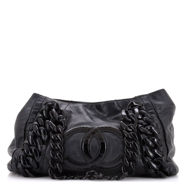 Chanel Resin Modern Chain Tote Calfskin East West