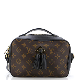 Louis Vuitton Saintonge Handbag Monogram Canvas with Leather