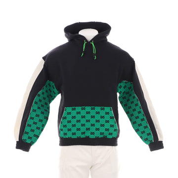 Gucci Men's Panelled Hoodie GG Cotton