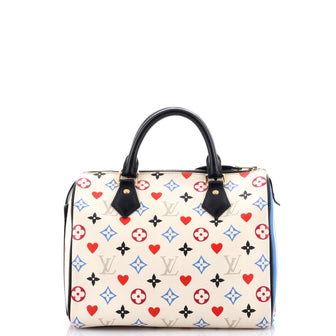 Louis Vuitton Speedy Bandouliere Bag Limited Edition Game On Multicolor Monogram 25