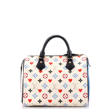 Louis Vuitton Speedy Bandouliere Bag Limited Edition Game On Multicolor Monogram 25