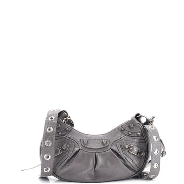 Balenciaga Le Cagole Giant Studs Shoulder Bag Leather XS