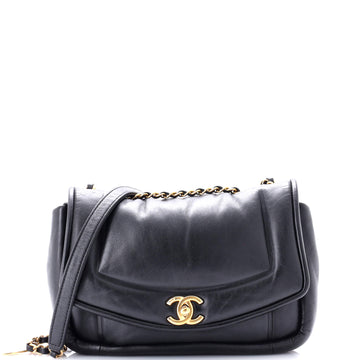 Chanel Vintage Puffy Flap Bag Lambskin Small