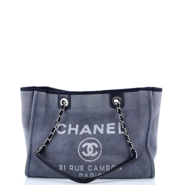 Chanel Deauville Tote Canvas Small