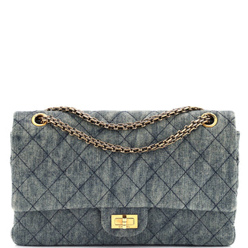 Chanel Reissue 2.55 Flap Bag Quilted Denim 227