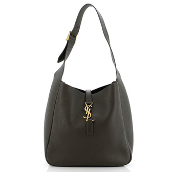 Saint Laurent Le 5 a 7 Supple Hobo Leather Small