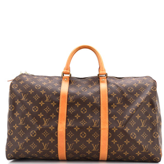 Louis Vuitton Keepall Bag Monogram Canvas 50