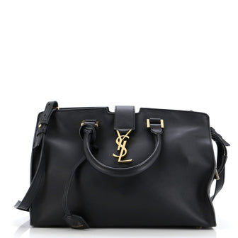 Saint Laurent Monogram Cabas Leather Baby