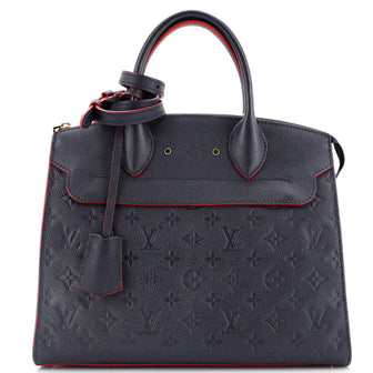 Louis Vuitton Pont Neuf Handbag Monogram Empreinte Leather MM