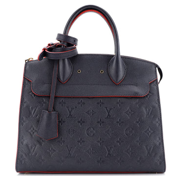 Louis Vuitton Pont Neuf Handbag Monogram Empreinte Leather MM