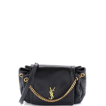Saint Laurent Nolita Satchel Quilted Leather Mini