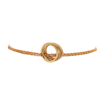 Cartier Trinity Chain Bracelet 18K Tricolor Gold