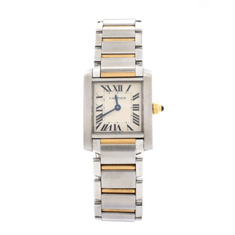 Cartier Tank Francaise Quartz Watch Stainless Steel and Yellow Gold 20