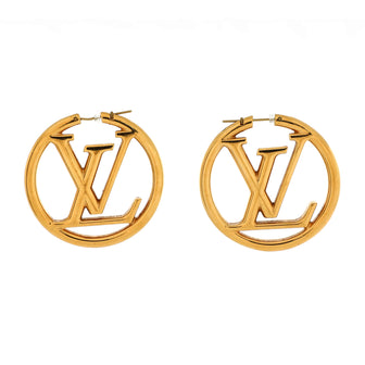 Louis Vuitton Louise Hoop Earrings Metal GM