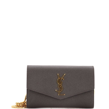 Saint Laurent Uptown Chain Wallet Leather