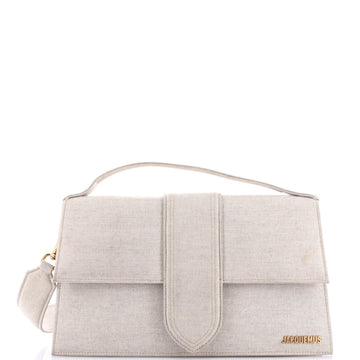 Jacquemus Le Bambinou Flap Bag Linen