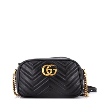 Gucci GG Marmont Shoulder Bag Matelasse Leather Small