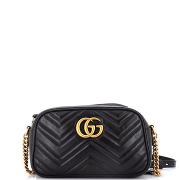 Gucci GG Marmont Shoulder Bag Matelasse Leather Small