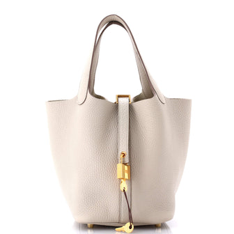 Hermes Picotin Lock Bag Clemence PM