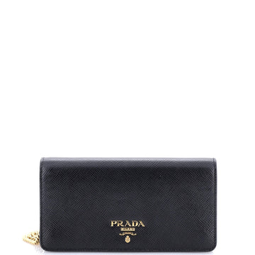 Prada Wallet on Chain Saffiano Leather