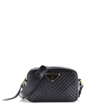 Prada Camera Bag Chevron Leather Small