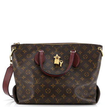 Louis Vuitton Flower Zipped Tote Monogram Canvas MM