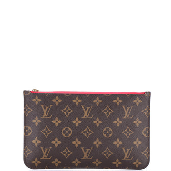 Louis Vuitton Neverfull Pochette Monogram Canvas Large