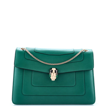 Bvlgari Serpenti Forever Shoulder Bag Leather Medium