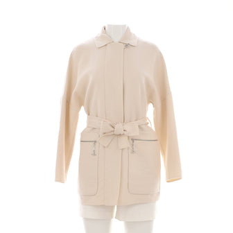 Hermes Women's Two Pocket Belted Coat Cashmere