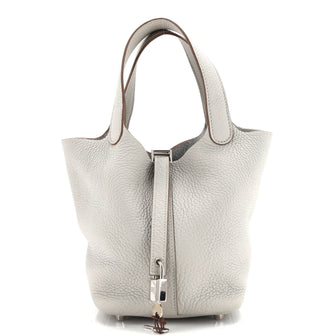 Hermes Picotin Lock Bag Clemence PM