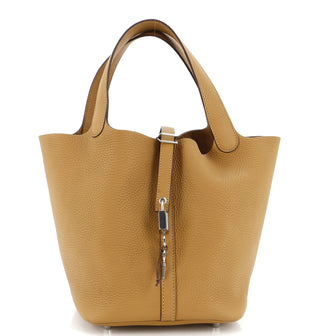 Hermes Picotin Lock Bag Clemence MM