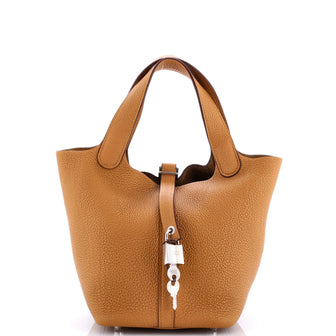 Hermes Picotin Lock Bag Clemence PM