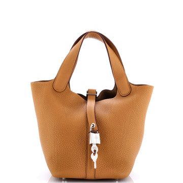 Hermes Picotin Lock Bag Clemence PM
