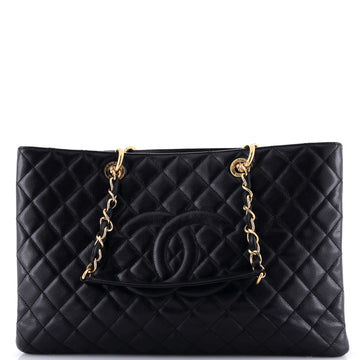 Chanel Grand Shopping Tote Quilted Caviar XL