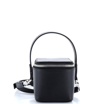 Salvatore Ferragamo Gancicni Top Handle Vanity Case Leather Micro