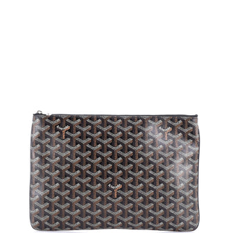 Goyard Senat Zip Pouch Coated Canvas MM
