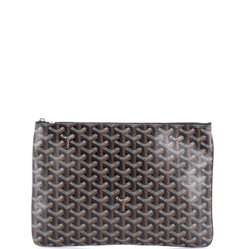 Goyard Senat Zip Pouch Coated Canvas MM