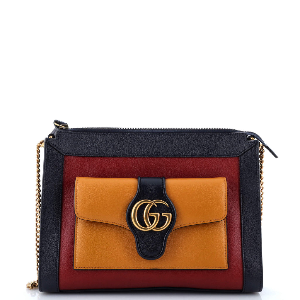 Gucci Dahlia Chain Shoulder Bag Leather Small Multicolor 3212671 Gucci Dahlia Chain Shoulder Bag Leather Small Multicolor 3212671