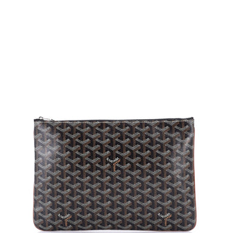 Goyard Senat Zip Pouch Coated Canvas MM