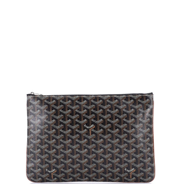 Goyard Senat Zip Pouch Coated Canvas MM