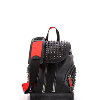 Christian Louboutin Explorafunk Backpack Spiked Leather Small