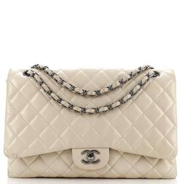 Chanel Classic Single Flap Bag Quilted Lambskin Jumbo