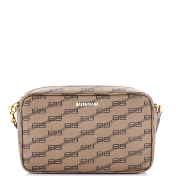 Balenciaga Signature Camera Bag BB Monogram Coated Canvas Medium