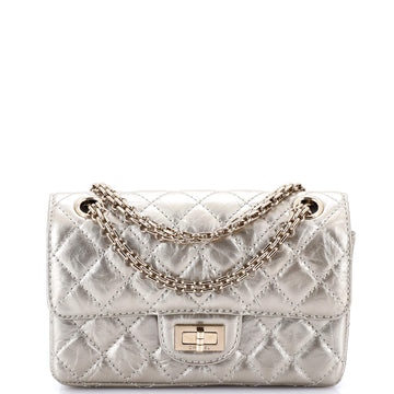 Chanel Reissue 2.55 Flap Bag Quilted Metallic Calfskin Mini