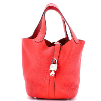 Hermes Picotin Lock Bag Clemence PM
