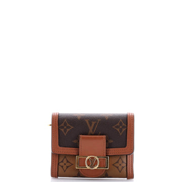 Louis Vuitton Dauphine Wallet Reverse Monogram Canvas Compact