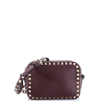 Valentino Garavani Rockstud Camera Crossbody Bag Leather