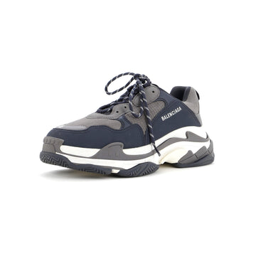 Balenciaga Men's Triple S Sneakers Fabric and Mesh with Faux Leather