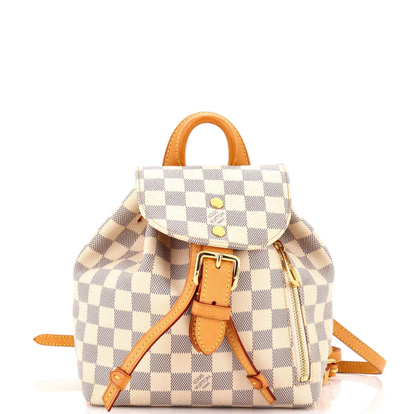 louis vuitton backpack women white Louis Vuitton Sperone Backpack Damier BB White 3216541