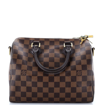 Louis Vuitton Speedy Bandouliere Bag Damier 25